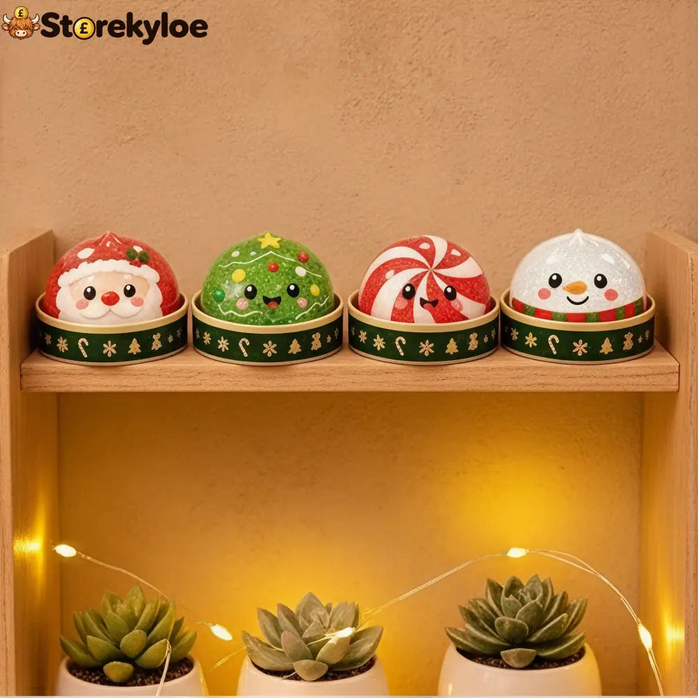 🎁Christmas Baozi Glitter Jelly Stress Relief Squishy Toy