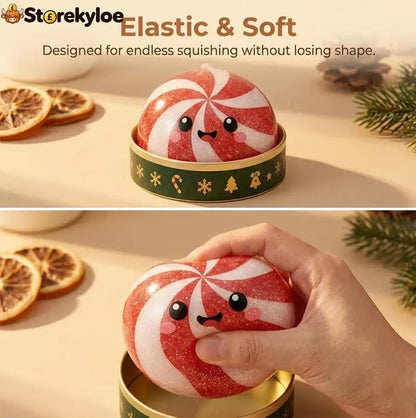 🎁Christmas Baozi Glitter Jelly Stress Relief Squishy Toy