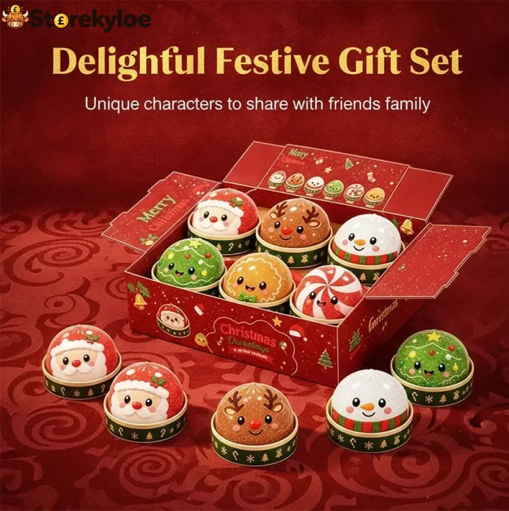 🎁Christmas Baozi Glitter Jelly Stress Relief Squishy Toy