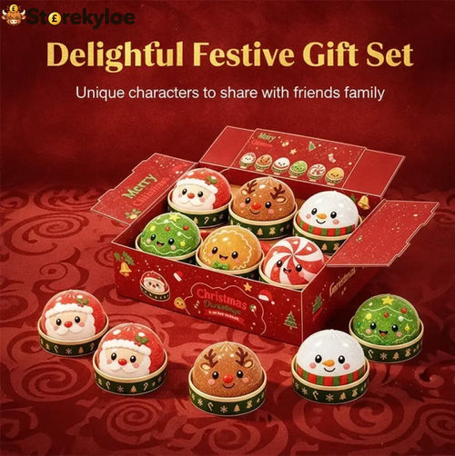 🎁Christmas Baozi Glitter Jelly Stress Relief Squishy Toy