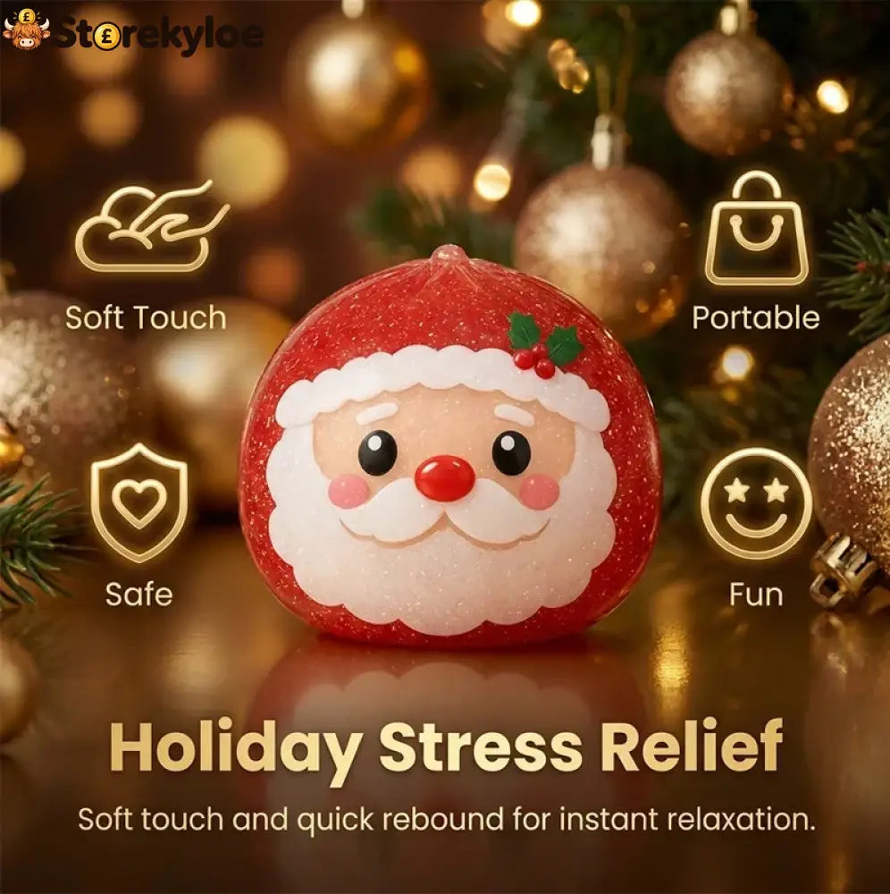 🎁Christmas Baozi Glitter Jelly Stress Relief Squishy Toy