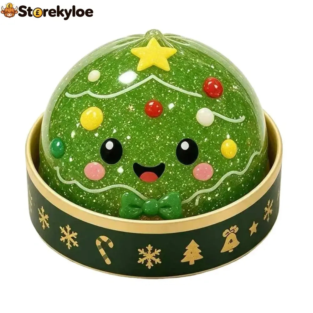 🎁Christmas Baozi Glitter Jelly Stress Relief Squishy Toy - Christmas Tree