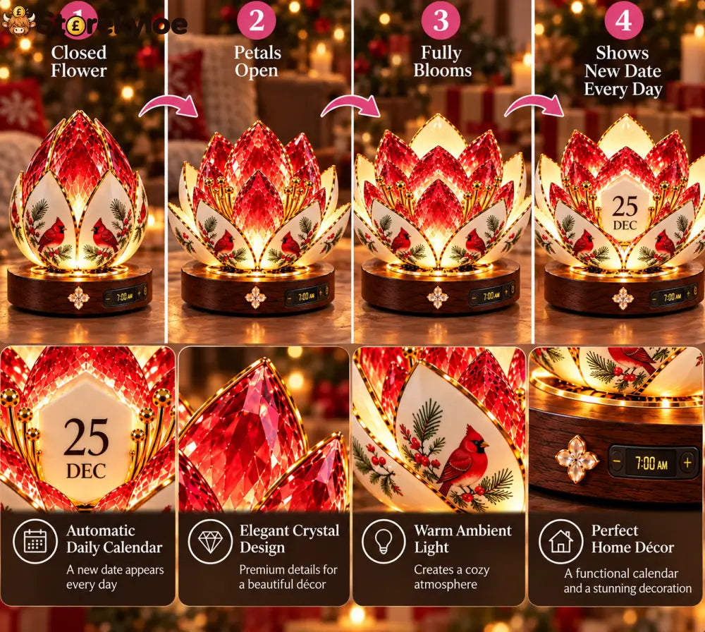 🎄 Christmas Blooming Calendar – A Little Holiday Magic Every Day