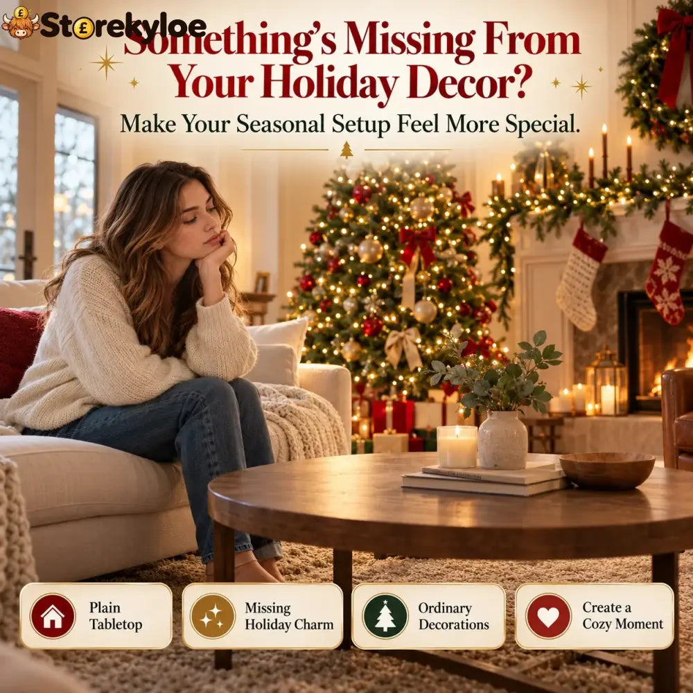🎄 Christmas Campfire Aroma Diffuser – Cozy Flame-style Glow Festive Mist & Adorable Santa/gingerbread Designs