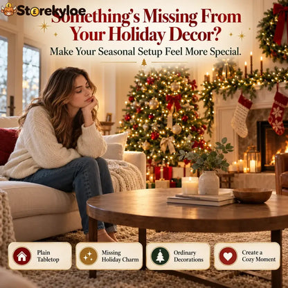 🎄 Christmas Campfire Aroma Diffuser – Cozy Flame-style Glow Festive Mist & Adorable Santa/gingerbread Designs