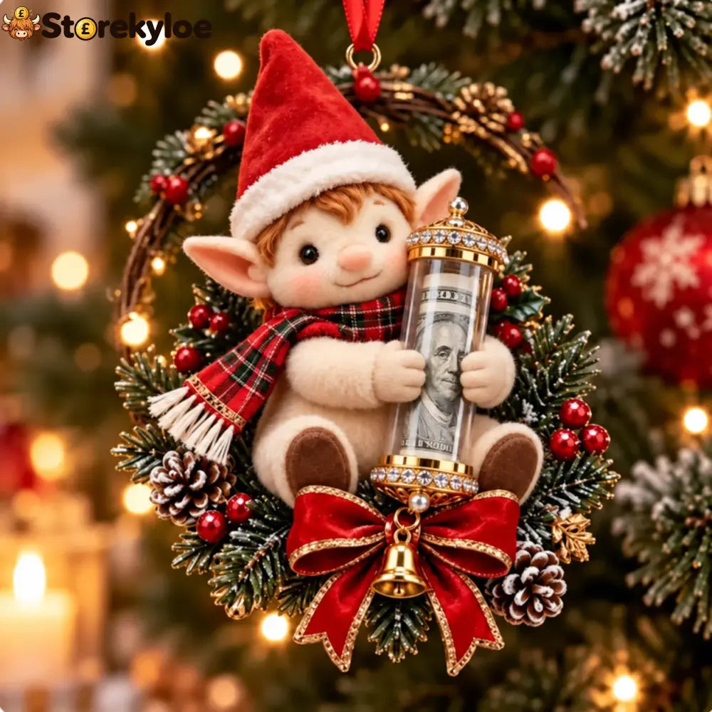 🎄 💵 Christmas Cash Gift Ornament - ✨a Fun Way To Give Money This Christmas - 🧝Elf