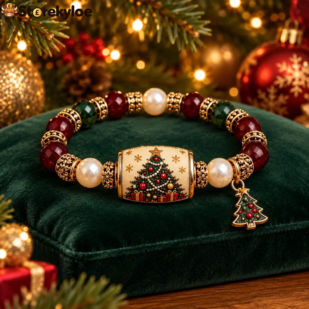 🎄✨christmas Charm Bracelet | Santa Reindeer Tree Holiday Jewelry