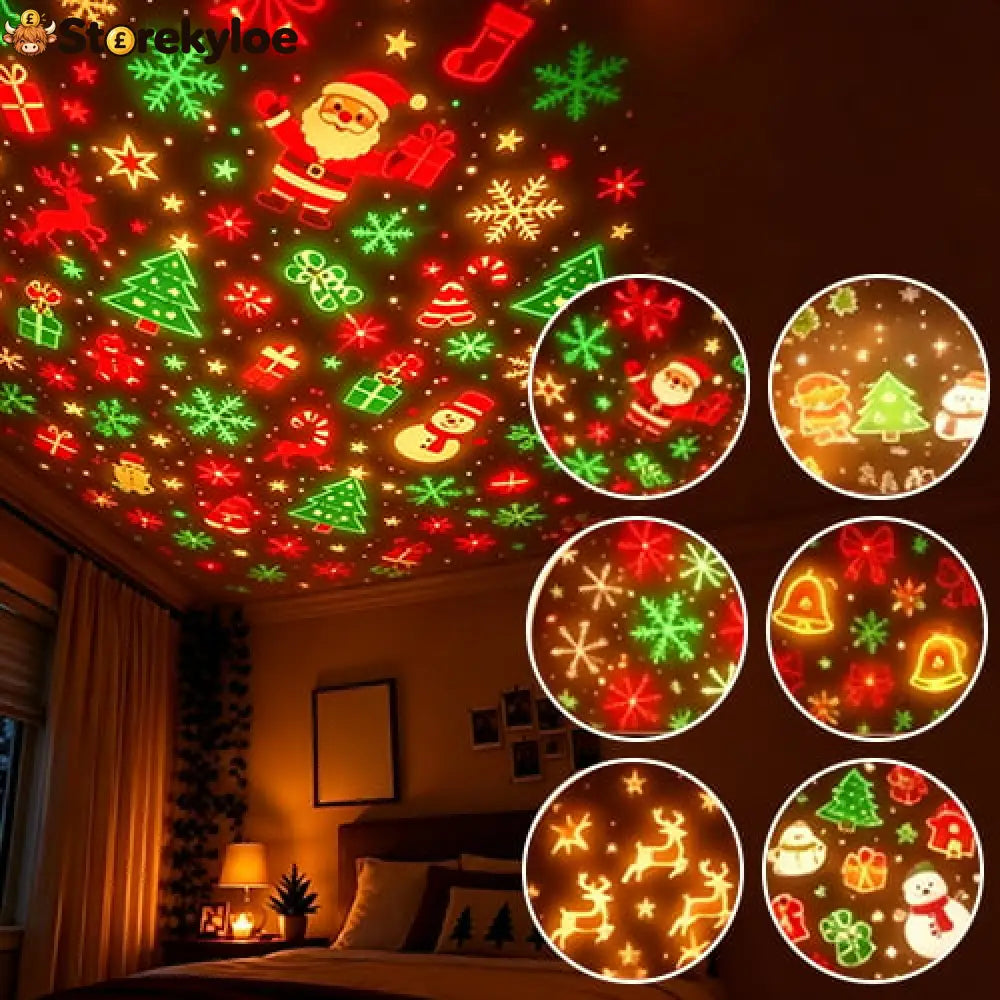 🎄 Christmas Cozy Projection Lamp: Bring Christmas Magic Into the Room, Without Untangling a Single String Light