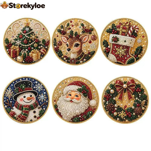 ✨ Christmas DIY Diamond Painting Ornaments - YGH492