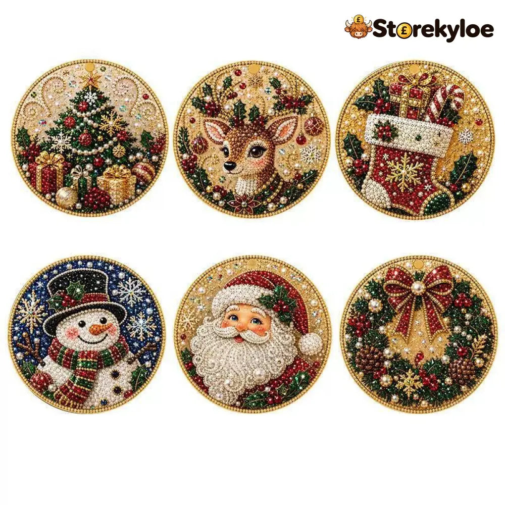 ✨ Christmas DIY Diamond Painting Ornaments - YGH492