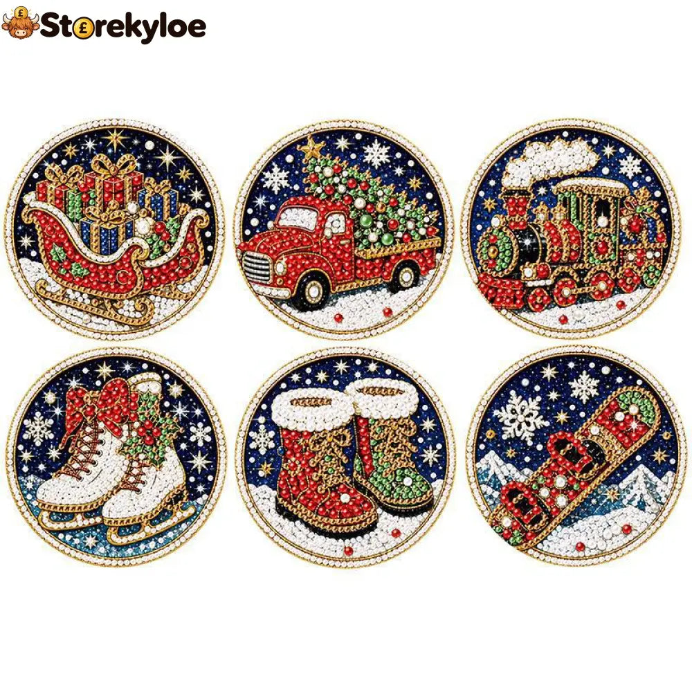 ✨ Christmas DIY Diamond Painting Ornaments - YGH496
