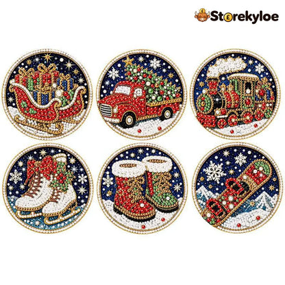 ✨ Christmas DIY Diamond Painting Ornaments - YGH496