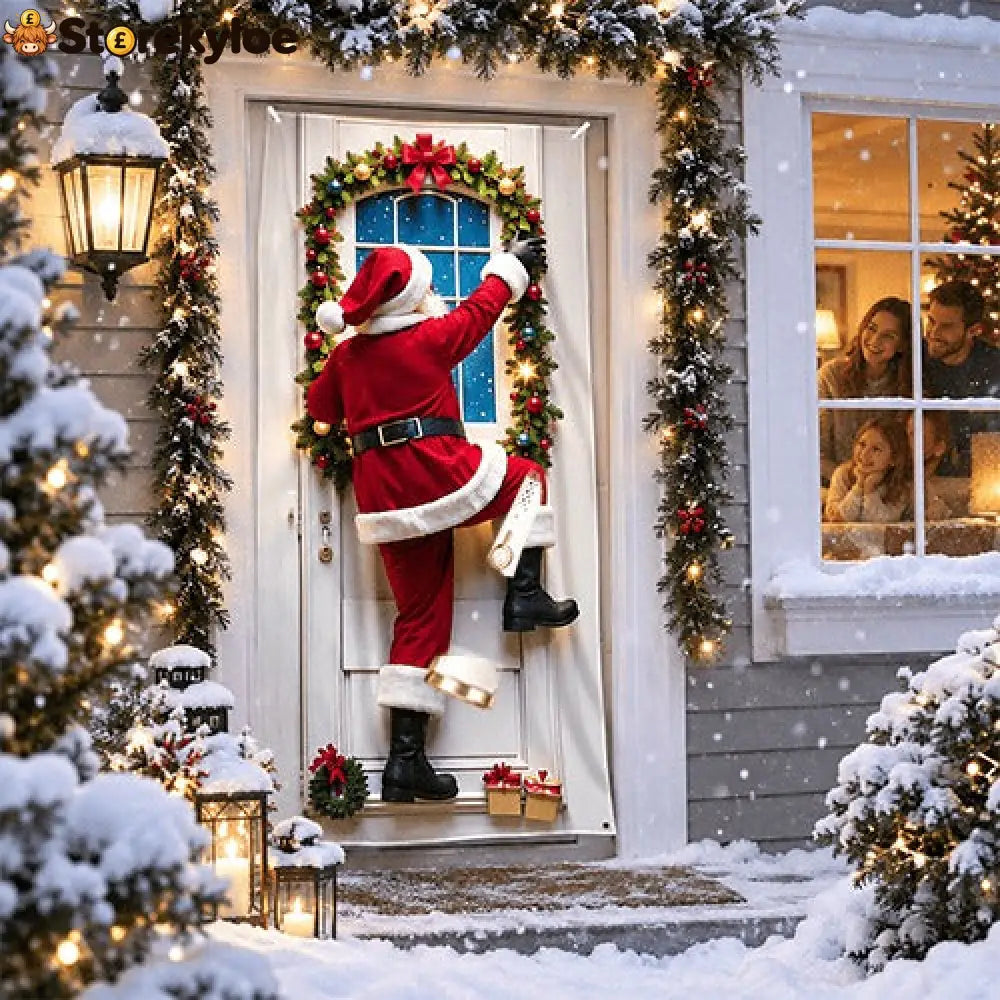 🎅 Christmas Door Cover: Turn an Ordinary Front Door Into a Christmas Showstopper in Minutes
