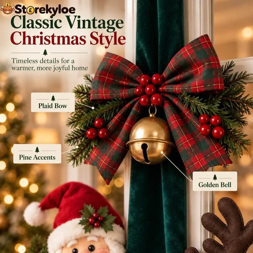 🎄christmas Door Hugger – Santa Or Reindeer Plush Hanging Decor