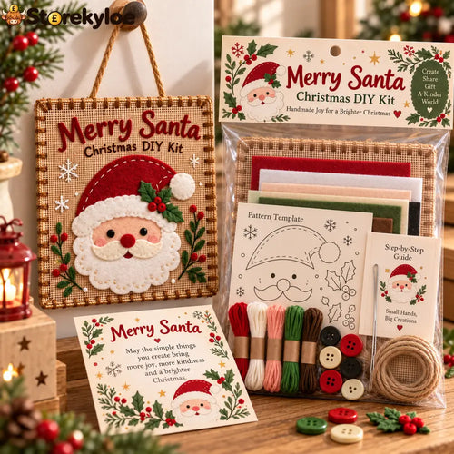 🎄 Christmas Fabric Weaving Kit