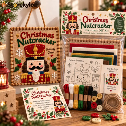 🎄 Christmas Fabric Weaving Kit