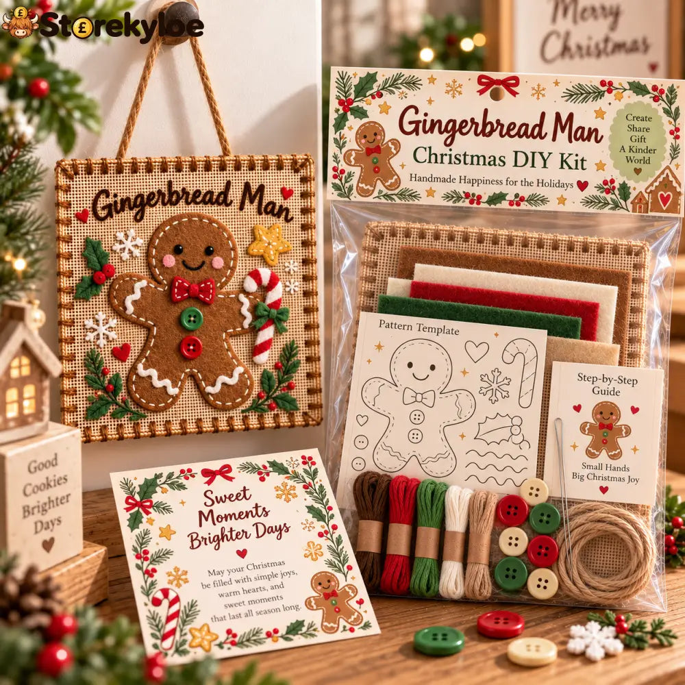 🎄 Christmas Fabric Weaving Kit