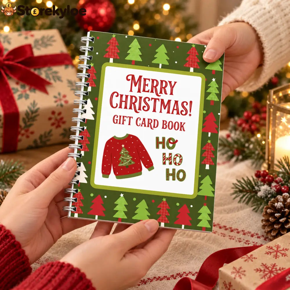 Christmas Gift Card Book