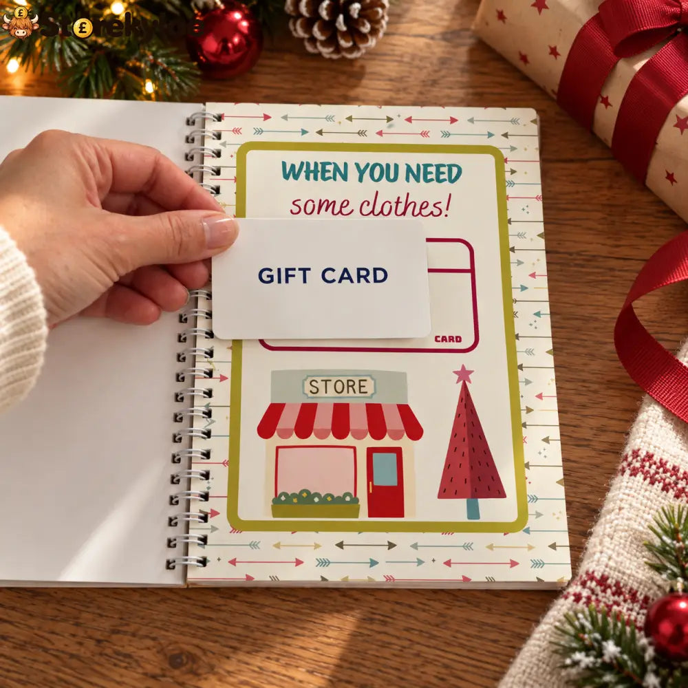 Christmas Gift Card Book