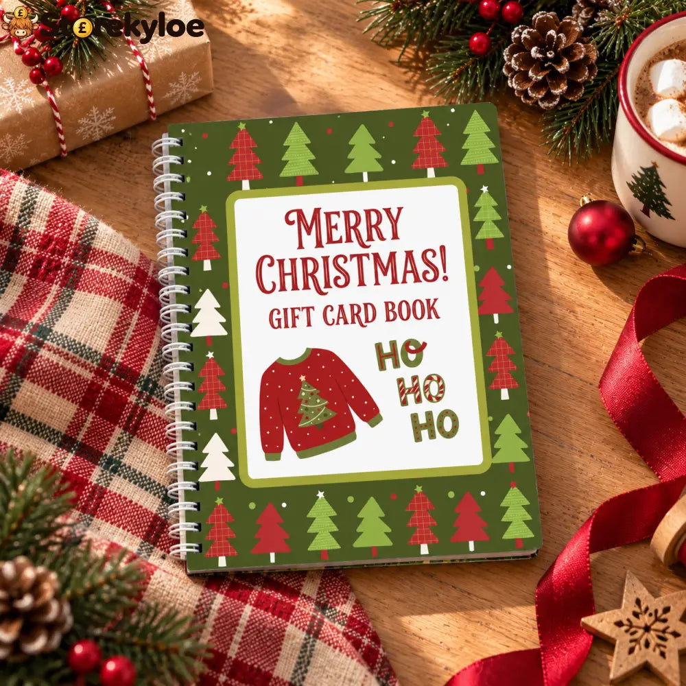 Christmas Gift Card Book - Christmas Sweater