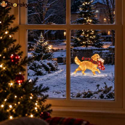 ✨🐶 Christmas Glow Pup Collection – Lighted Holiday Dog Yard Decor