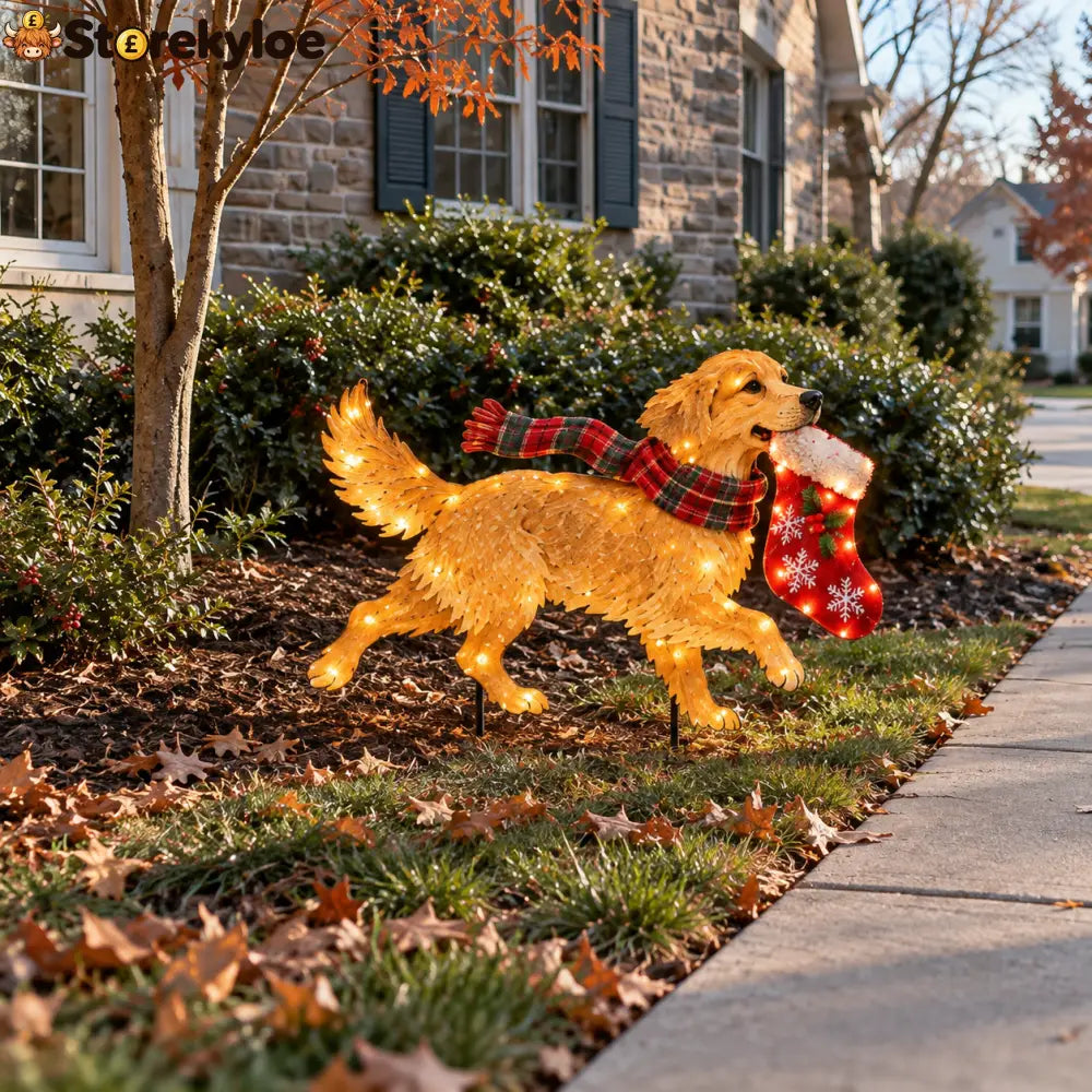 ✨🐕Christmas Glow Pup Collection – Lighted Holiday Dog Yard Decor