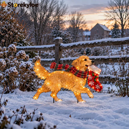 ✨🐶 Christmas Glow Pup Collection – Lighted Holiday Dog Yard Decor