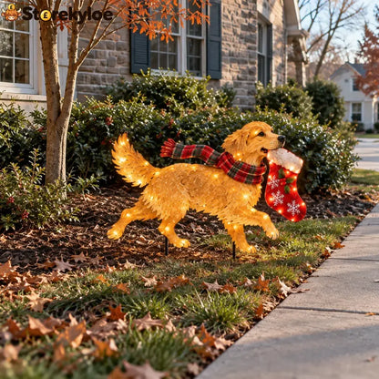 ✨🐶 Christmas Glow Pup Collection – Lighted Holiday Dog Yard Decor