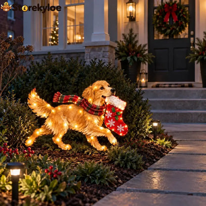 ✨🐶 Christmas Glow Pup Collection – Lighted Holiday Dog Yard Decor