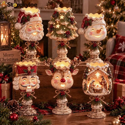 🎄 Christmas Heirloom Glow Candle Holder Collection (📦Buy 2 Free Shipping)