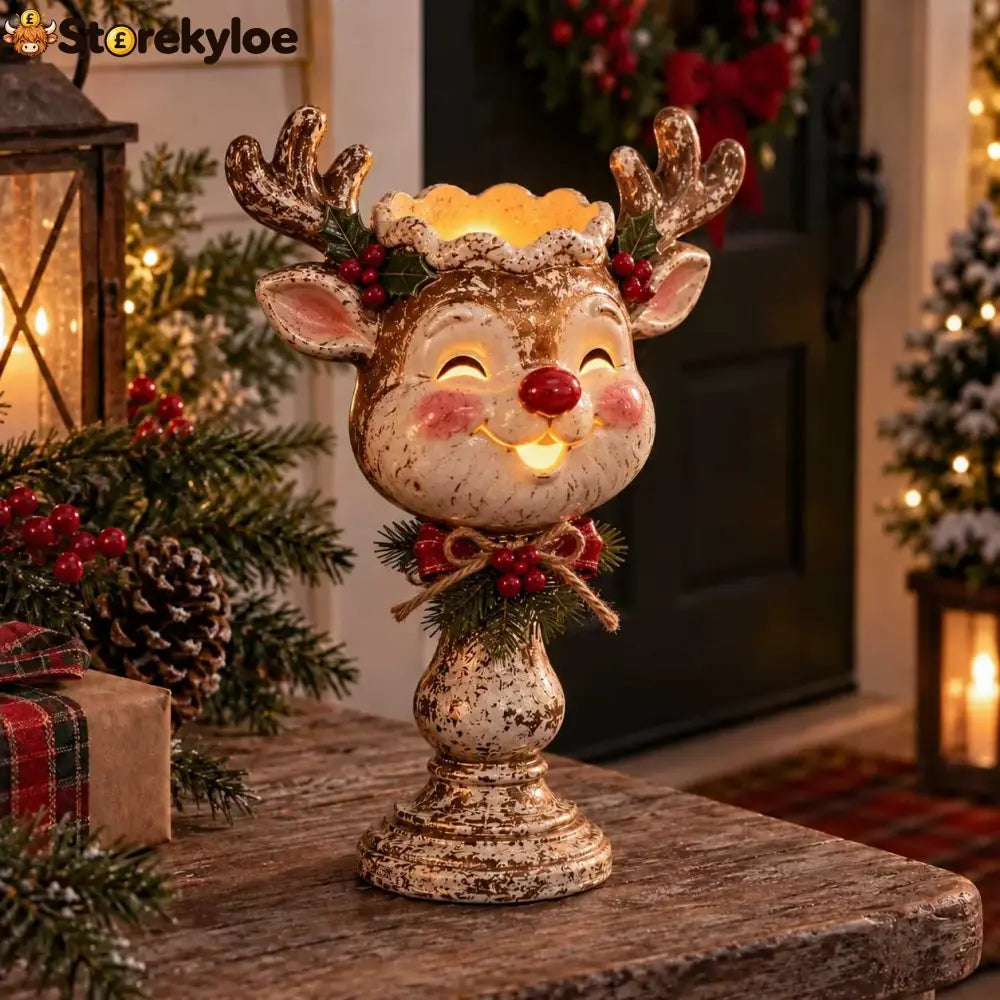 🎄 Christmas Heirloom Glow Candle Holder Collection (📦Buy 2 Free Shipping) - Reindeer