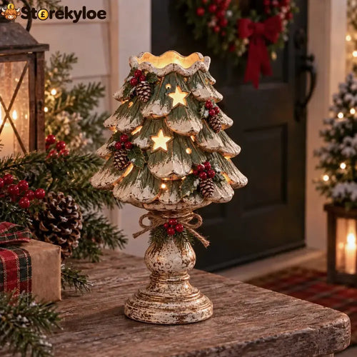 🎄 Christmas Heirloom Glow Candle Holder Collection (📦Buy 2 Free Shipping) - Christmas Tree