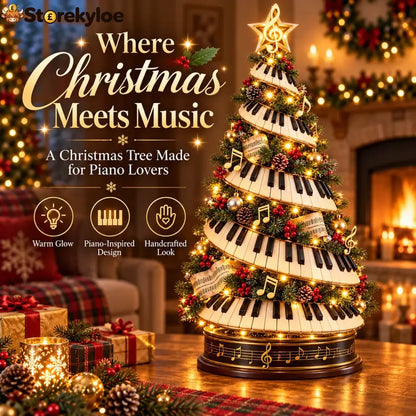 🎹🎄 Christmas in Every Key | Lighted Piano Tree ✨