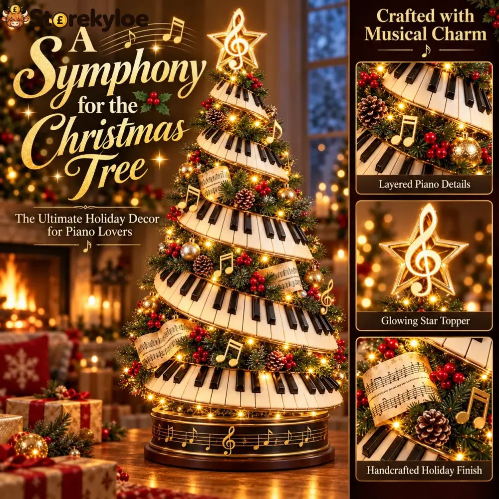🎹🎄 Christmas in Every Key | Lighted Piano Tree ✨