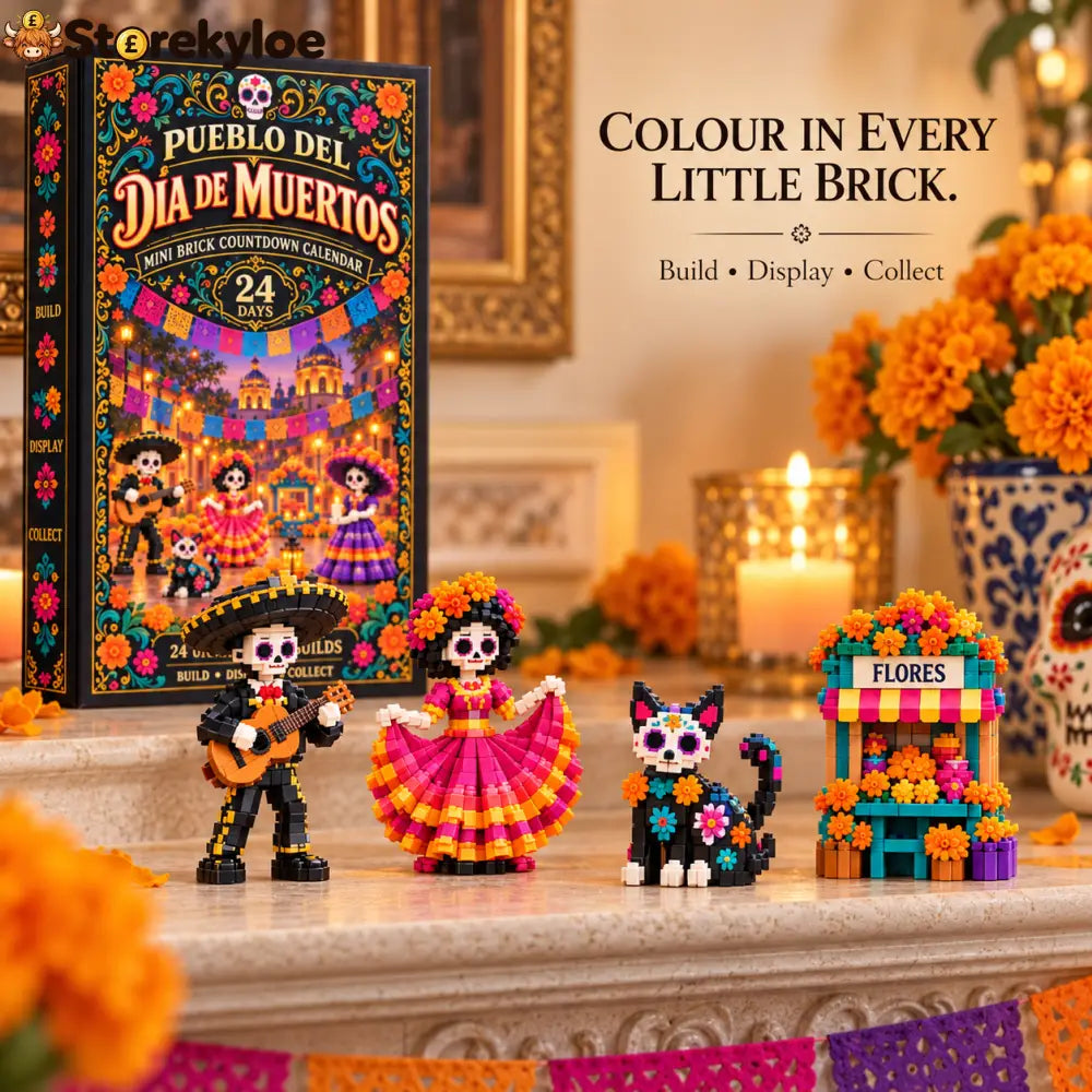 CHRISTMAS KICKOFF 49% OFF - 2026 Days of Day of the Dead Village Blind Box - 24-Day Festive Countdown Día de Muertos