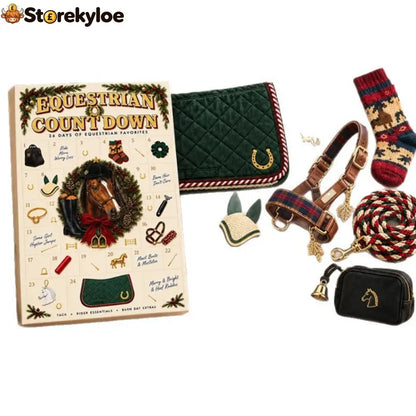 Christmas Kickoff 49% Off - 2026 Days Of Equestrian Blind Box - 24-day Festive Countdown Equestrian Themed Collectible