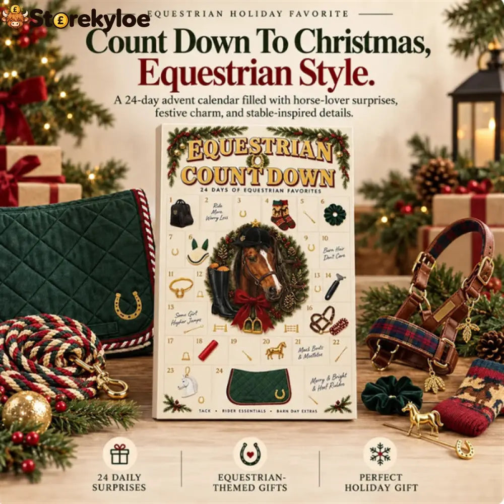 Christmas Kickoff 49% Off - 2026 Days Of Equestrian Blind Box - 24-day Festive Countdown Equestrian Themed Collectible