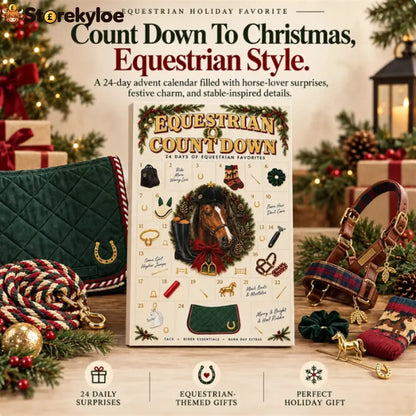Christmas Kickoff 49% Off - 2026 Days Of Equestrian Blind Box - 24-day Festive Countdown Equestrian Themed Collectible
