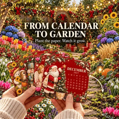 🎄🗓️ Christmas Limited-Edition-49% OFF, 🪴✨ 2027 Eco-Friendly Plantable ’Eternal’ Seed Calendar