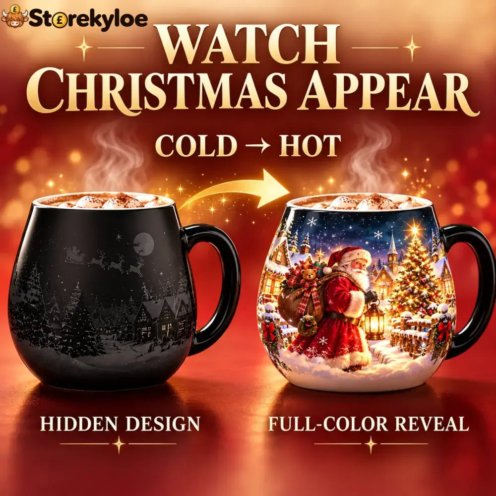Christmas Magic Color-changing Mug – Heat Reveal Holiday Gift