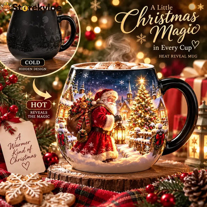 Christmas Magic Color-changing Mug – Heat Reveal Holiday Gift - 🎅 Christmas Eve Magic
