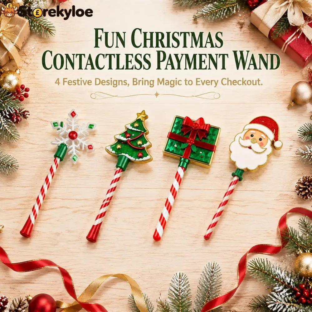 Christmas Magic Payment Wand Contactless Payment Stick - Christmas tree