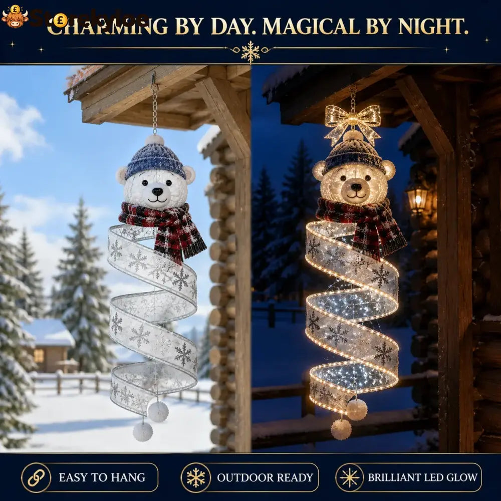 🎄Christmas Magic Spiral Hanging LED Light Collection