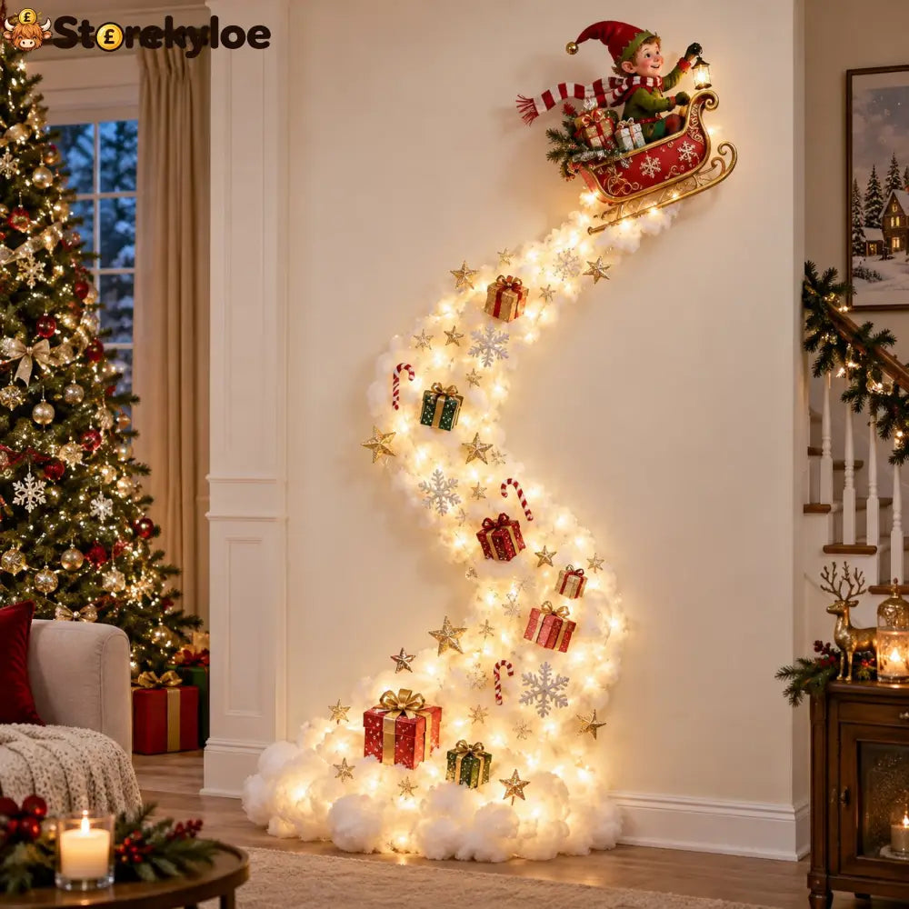 ✨christmas Magic Trail Wall Light - A Little Christmas Magic Right On Your Wall✨ - 🧝 North Pole Elf