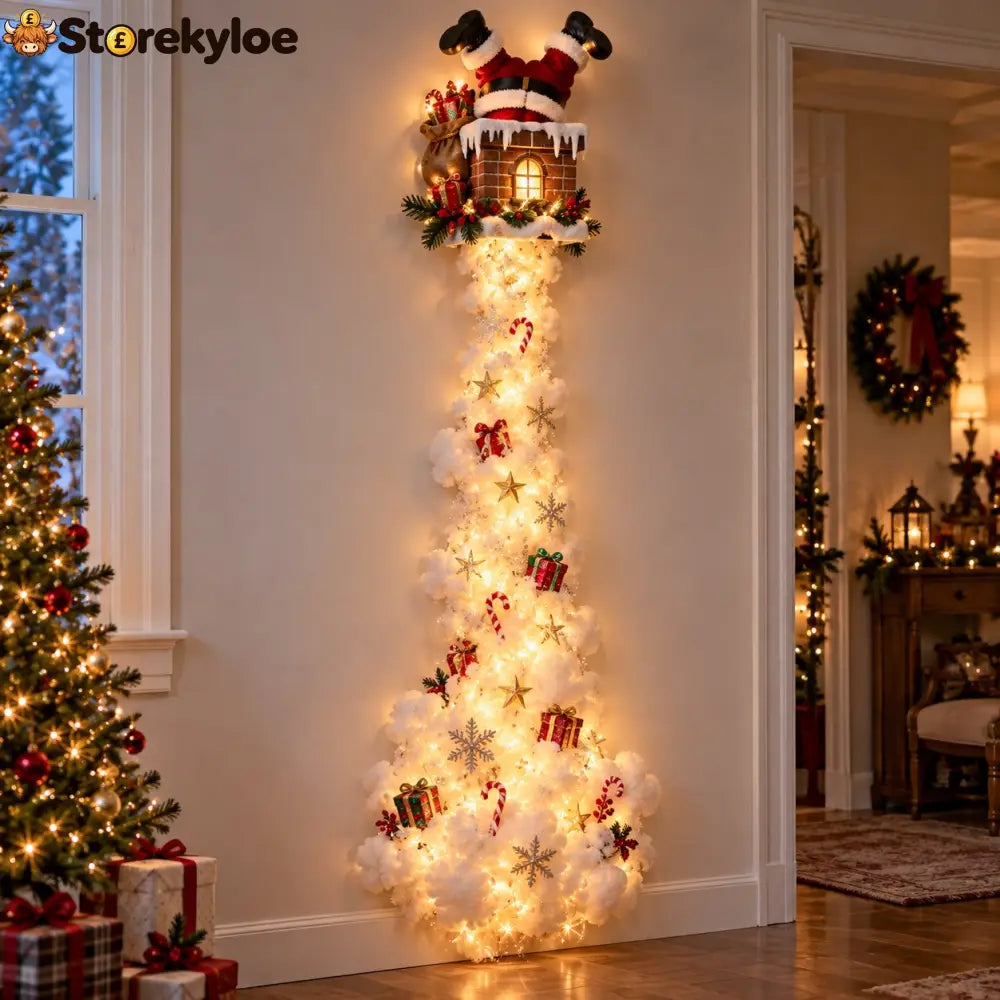 ✨christmas Magic Trail Wall Light - A Little Christmas Magic Right On Your Wall✨ - 🏠 Santa Chimney