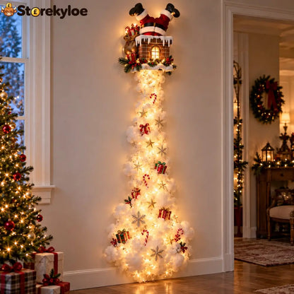 ✨christmas Magic Trail Wall Light - A Little Christmas Magic Right On Your Wall✨ - 🏠 Santa Chimney