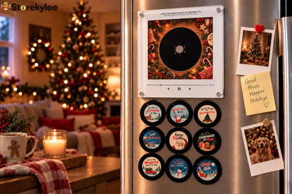 Christmas Music Fridge Magnet A Little Music a Lot of Christmas 🎄🎶