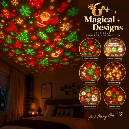 Christmas Projector LED Lights for Ceiling & Wall