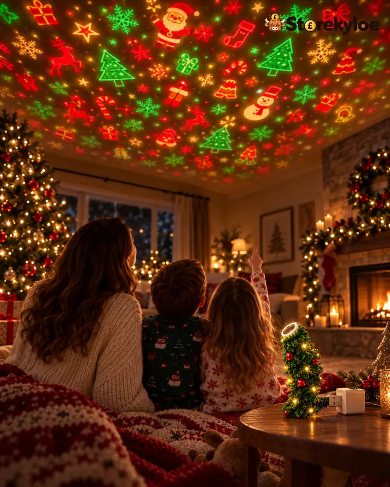 Christmas Projector LED Lights for Ceiling & Wall
