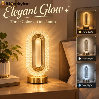 🎅christmas Sale 49% Off!!🎄50k+ Sold! 🎁✨rechargeable Luxury Crystal Led Night Light Lamp - BUY 1